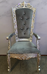 Silver and Grey Throne